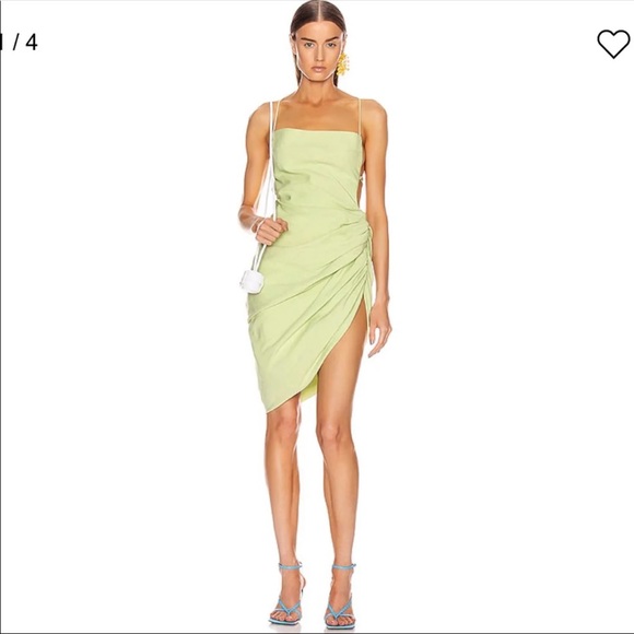 La Robe Saudade Sage Green Dress Dupe 